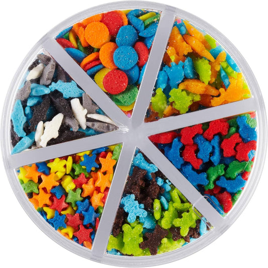 Animaux et Étoiles Paillettes Lumineuses Fournitures de Pâtisserie 68 g