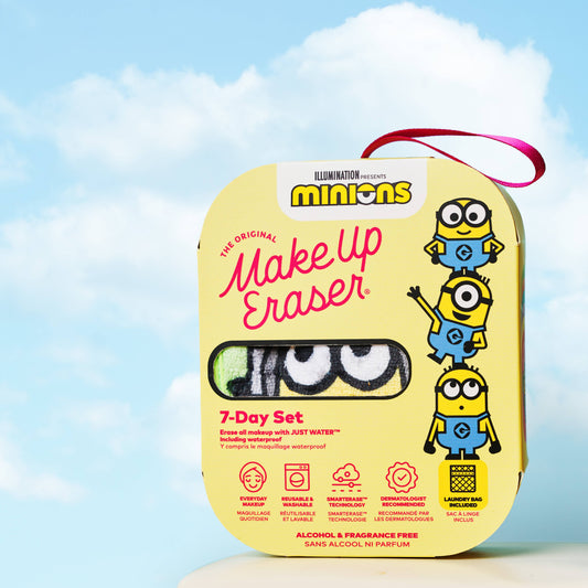 Lingettes démaquillantes Coffret de 7 jours Minions
