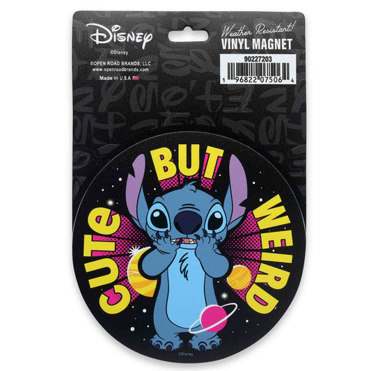 Aimant en vinyle Disney Stitch mignon mais bizarre: Vinyle
