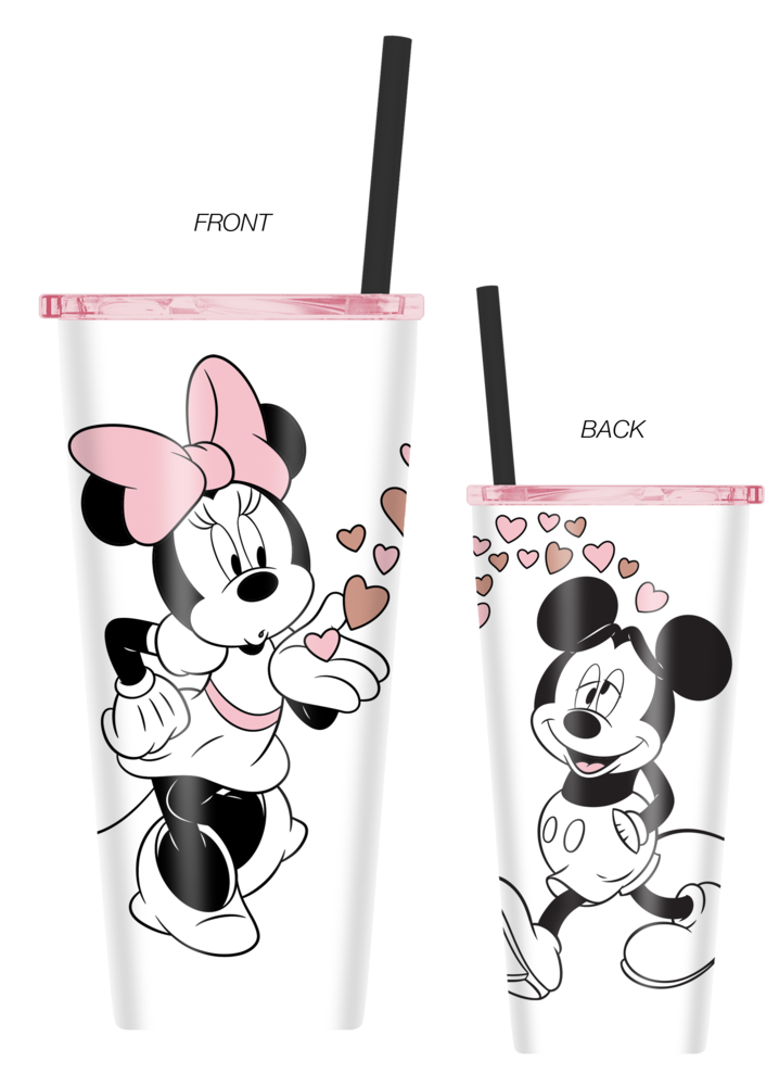 Gobelet en acier inoxydable à double paroi Minnie & Mickey 22 oz