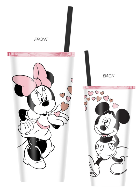 Gobelet en acier inoxydable à double paroi Minnie & Mickey 22 oz