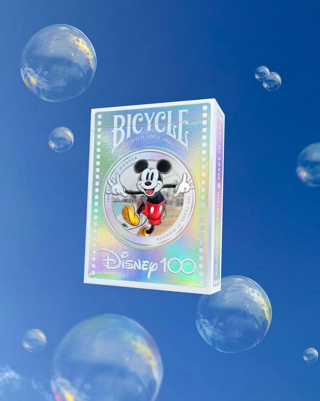 Jeu de cartes Bicycle 100 ans de Disney
