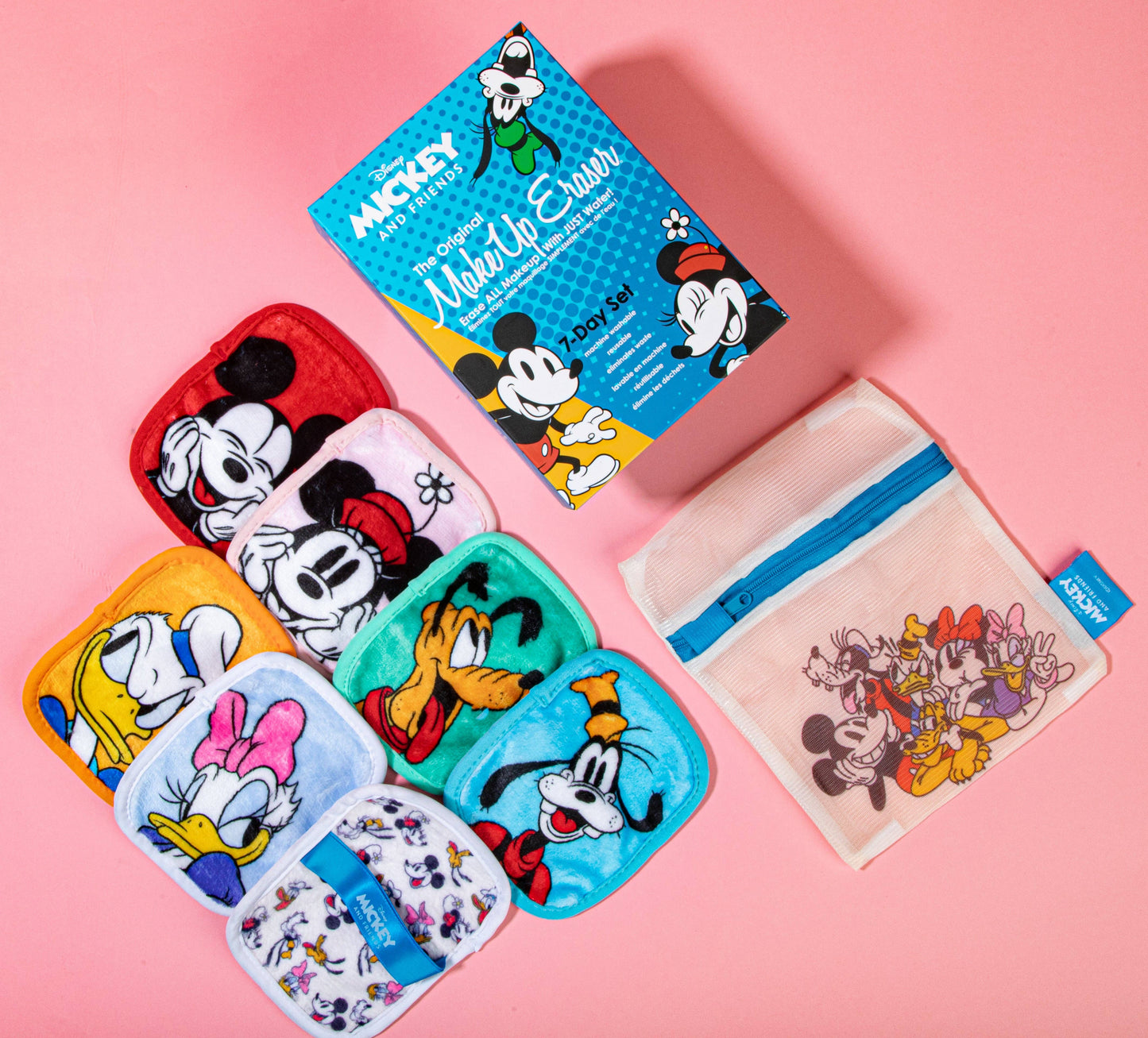 Lingette démaquillante Coffret cadeau 7 jours Mickey & ses amis