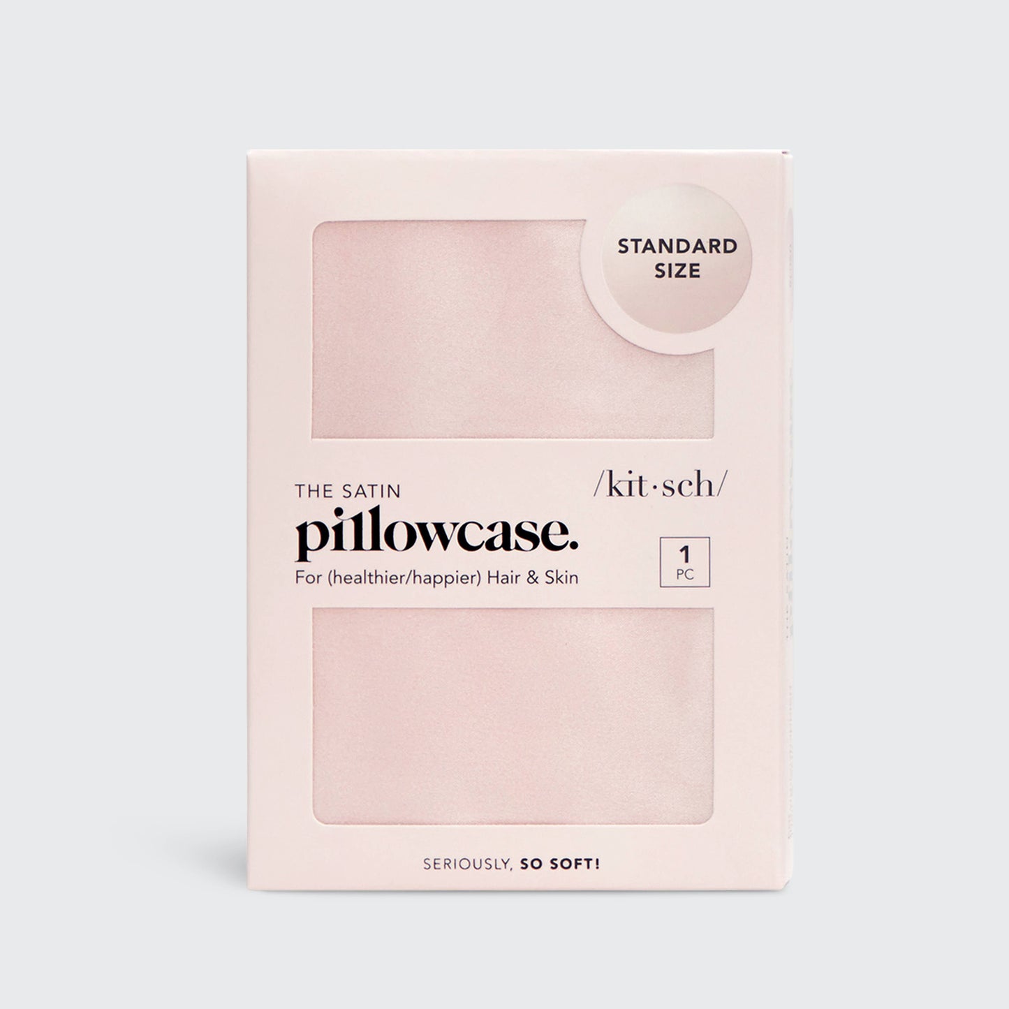 Taie d'oreiller en satin - Blush