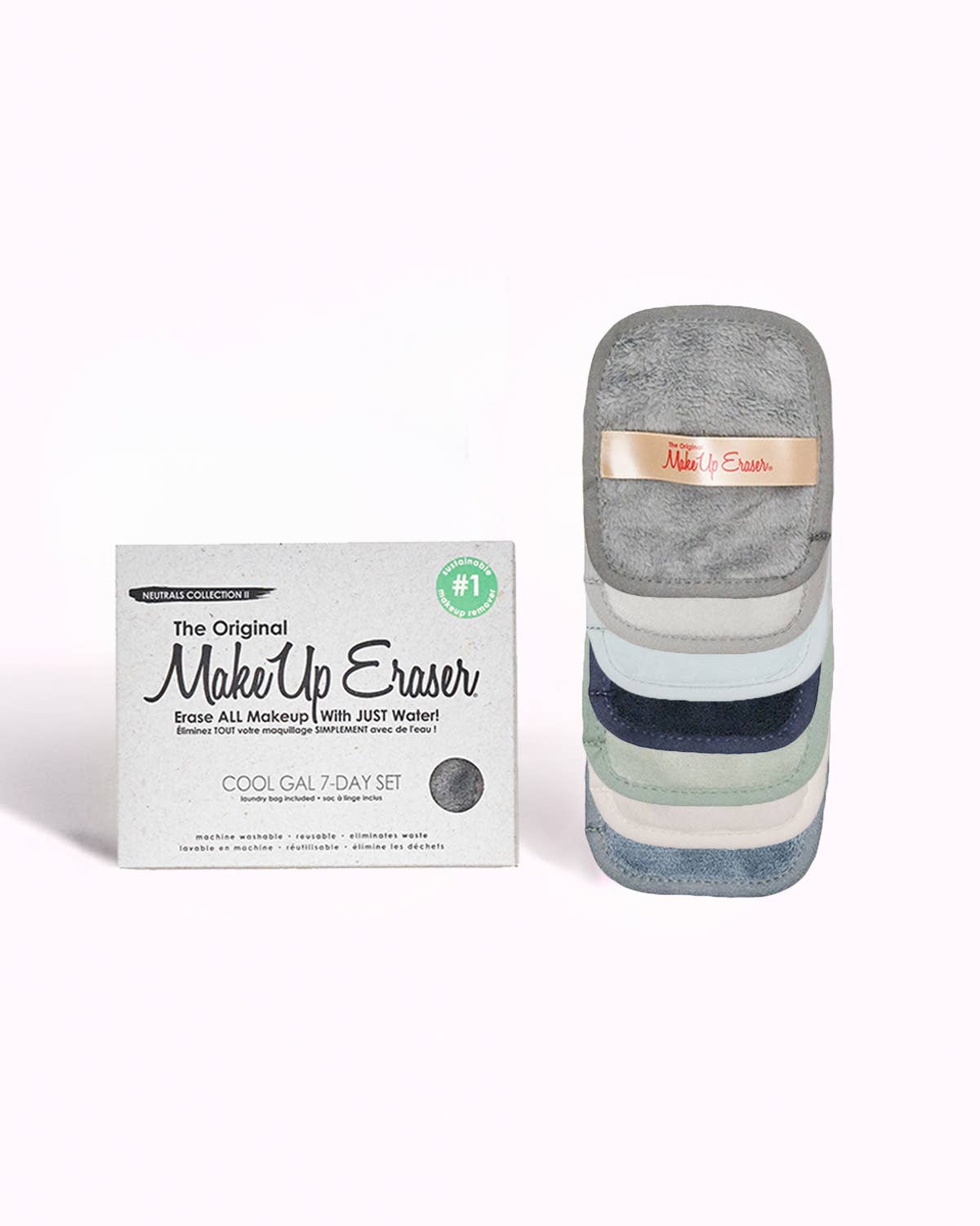 Lingettes démaquillantes Ensemble de 7 jours Cool