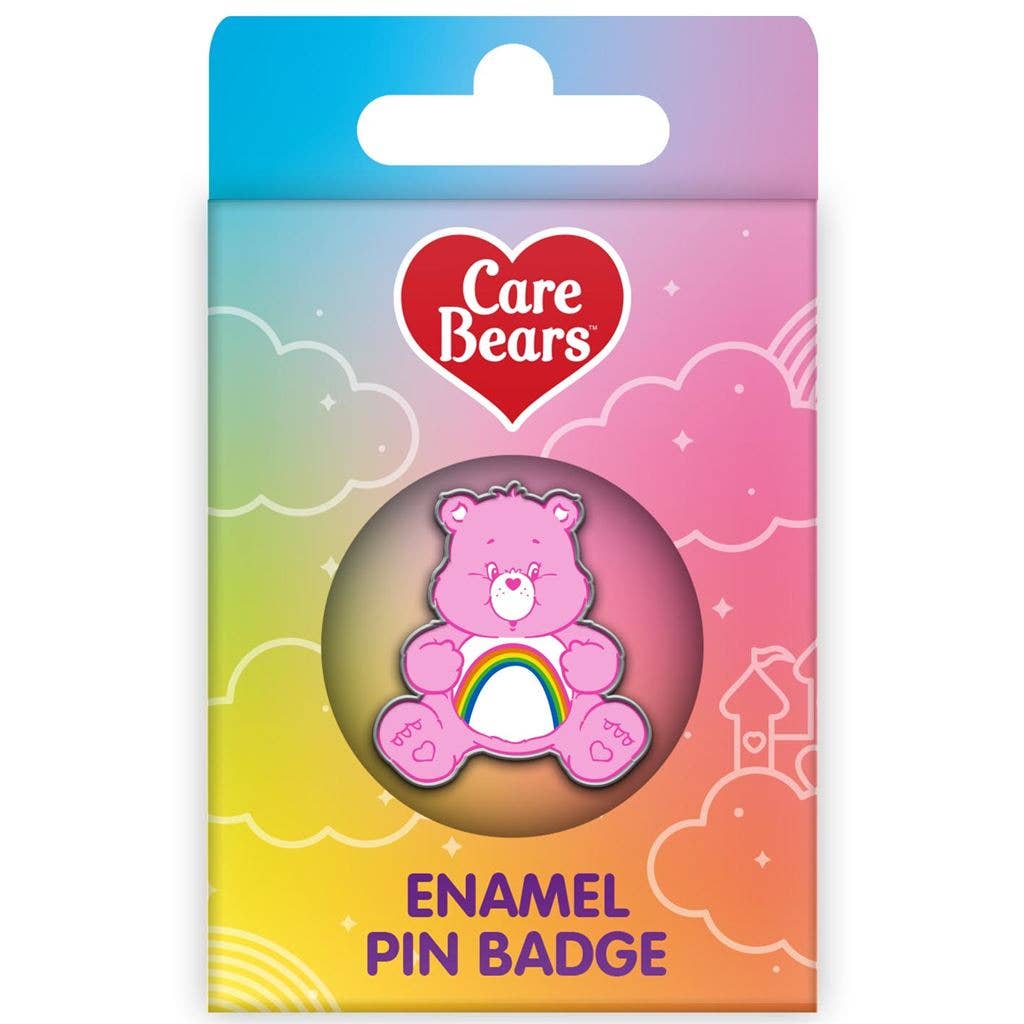 Badge à épinglette en émail Care Bears (Cheer Bear)