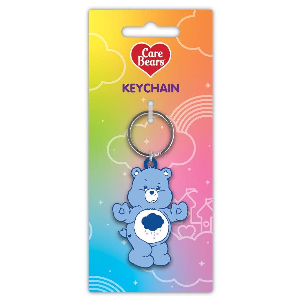 Porte-clés en PVC Care Bears (Grumpy Bear): Porte-clés