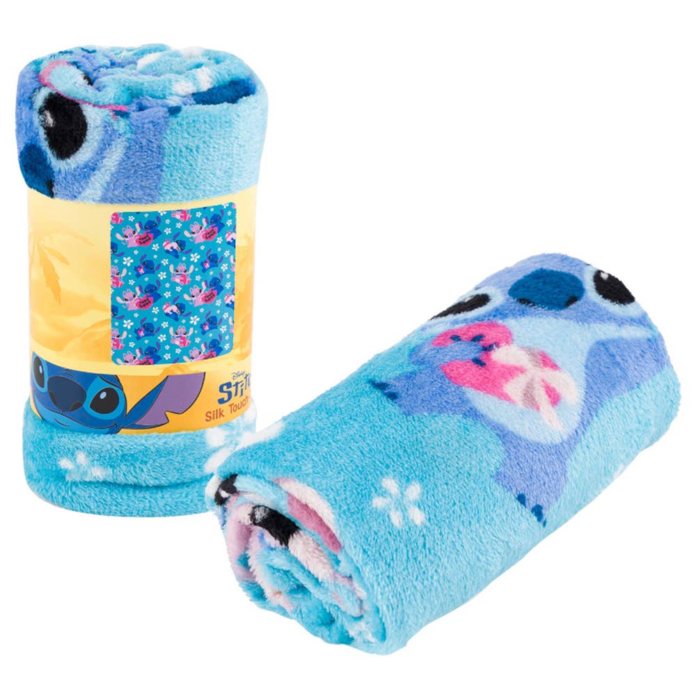 COUVERTURE JETÉE EN SOIE DISNEY STITCH, 88013 FO: -