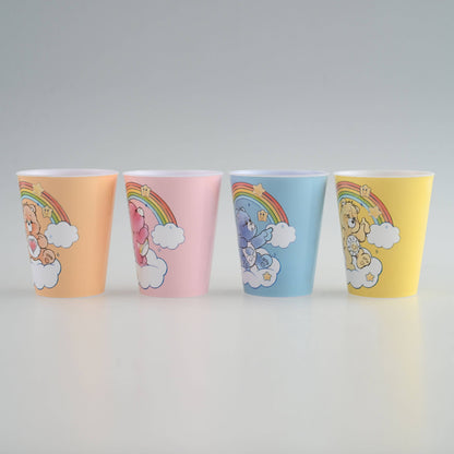Ensemble Arc-en-ciel Aquarelle Bisounours 4 pièces 45 ml Mini Gobelet en Plastique