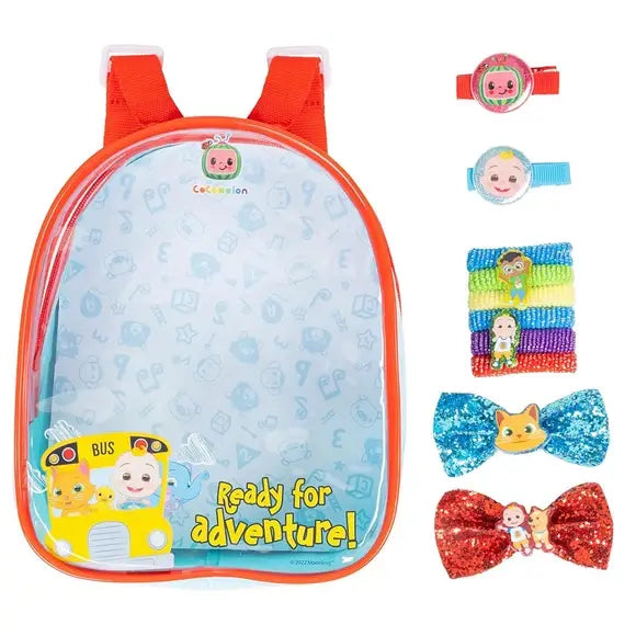 Coco Melon "Prêt pour l'aventure !" Ensemble d'accessoires pour cheveux