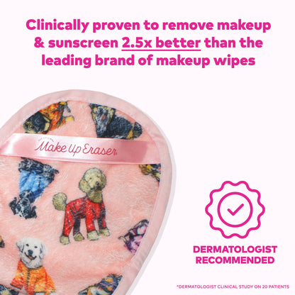 Lingette démaquillante Puppy Print MakeUp Eraser PRO | L'Amoureux des Animaux