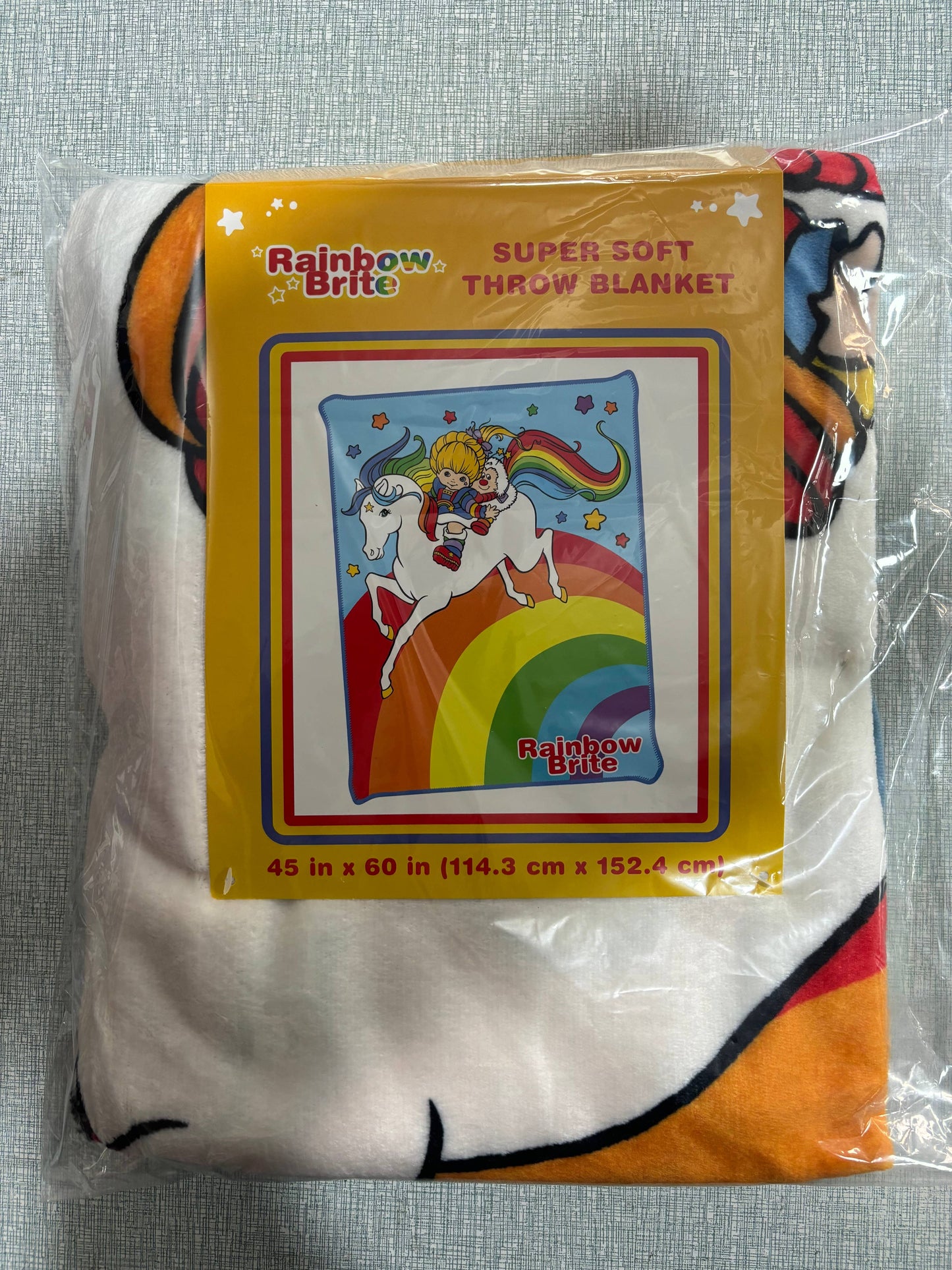 Couverture douce Rainbow Brite 45x60