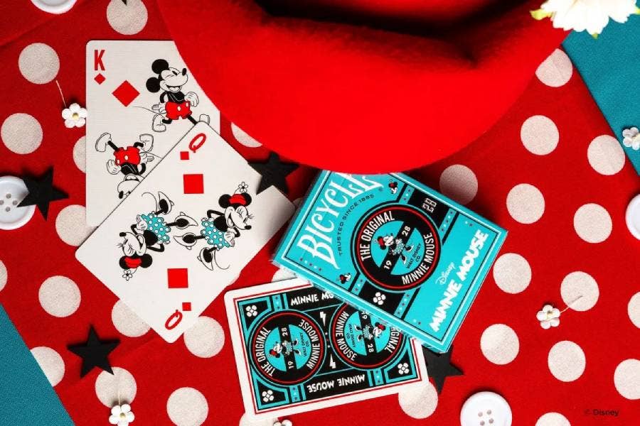 Cartes à jouer Disney Classic Minnie Mouse Bicycle