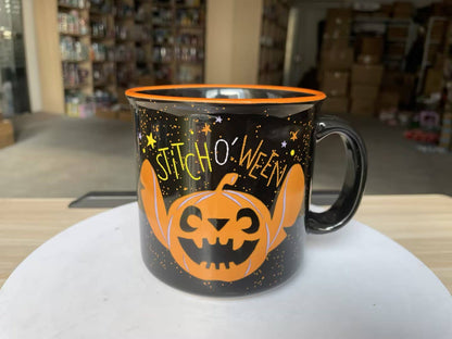 Mug de camping en céramique 20oz Stitch Midnight Stitch O Ween