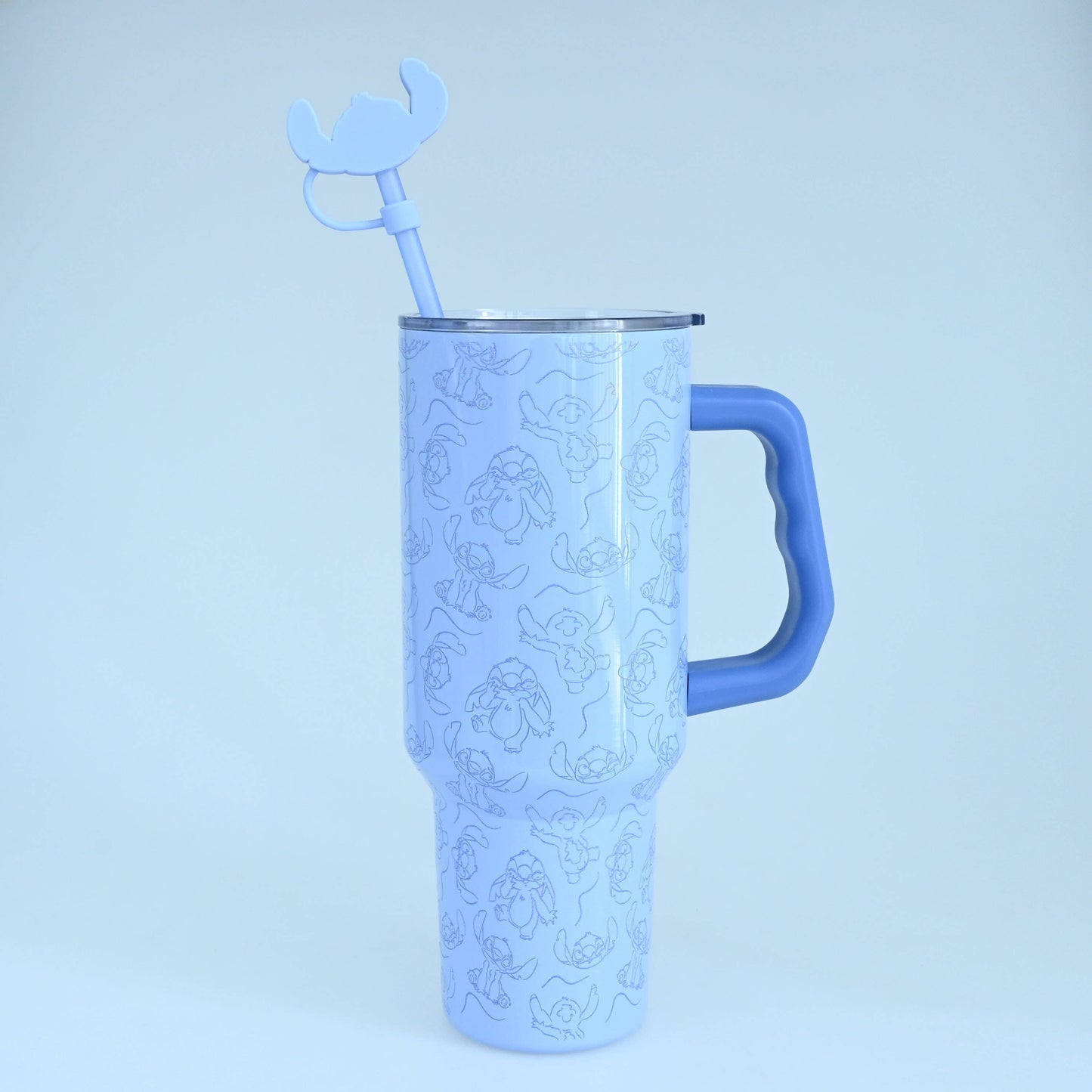 Gobelet isotherme 40oz Lilo & Stitch Blogger avec couvercle de paille