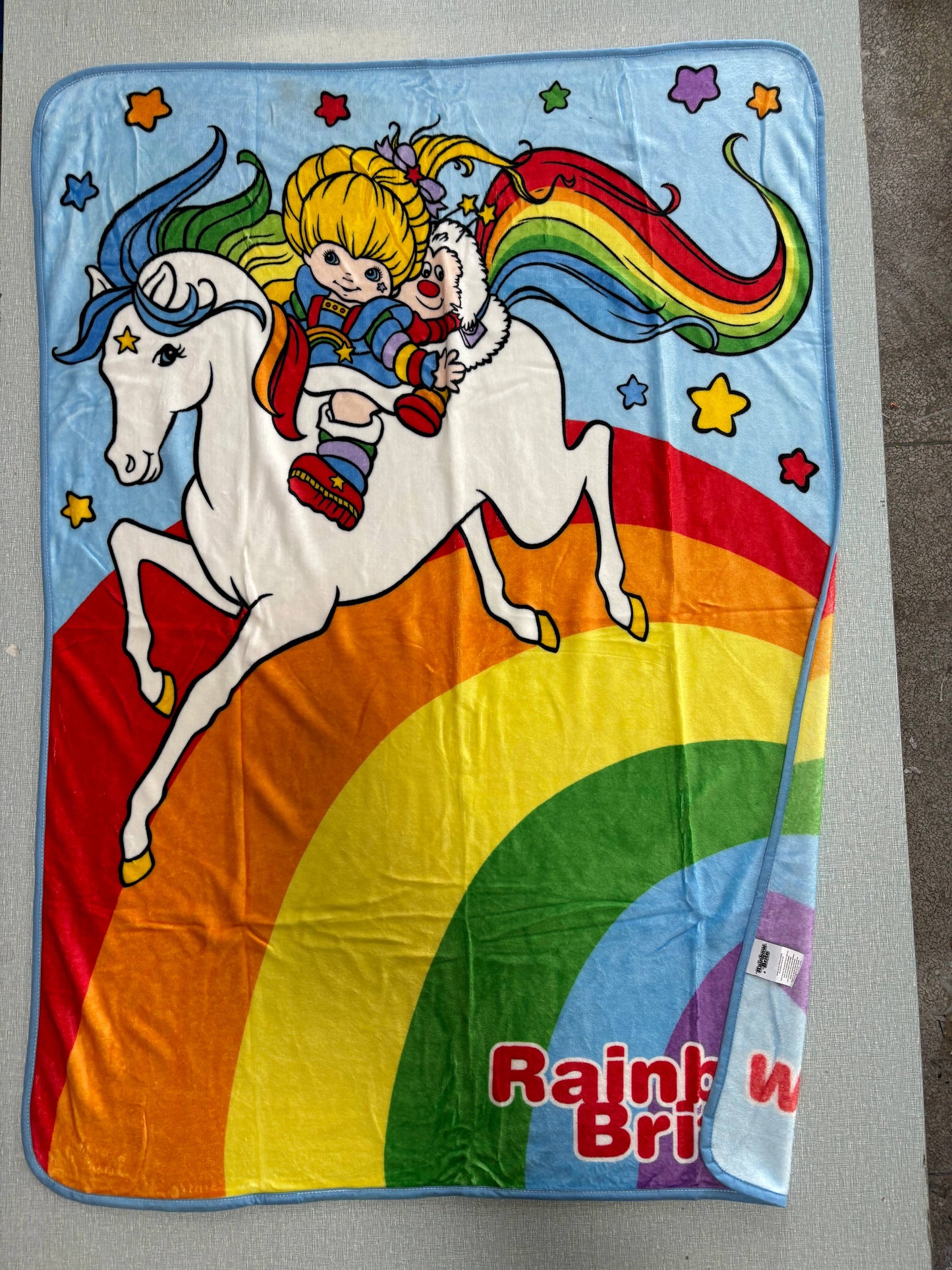 Couverture douce Rainbow Brite 45x60