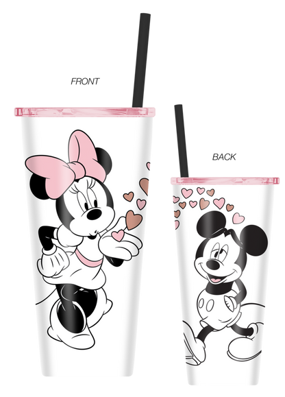 Gobelet en acier inoxydable à double paroi Minnie & Mickey 22 oz