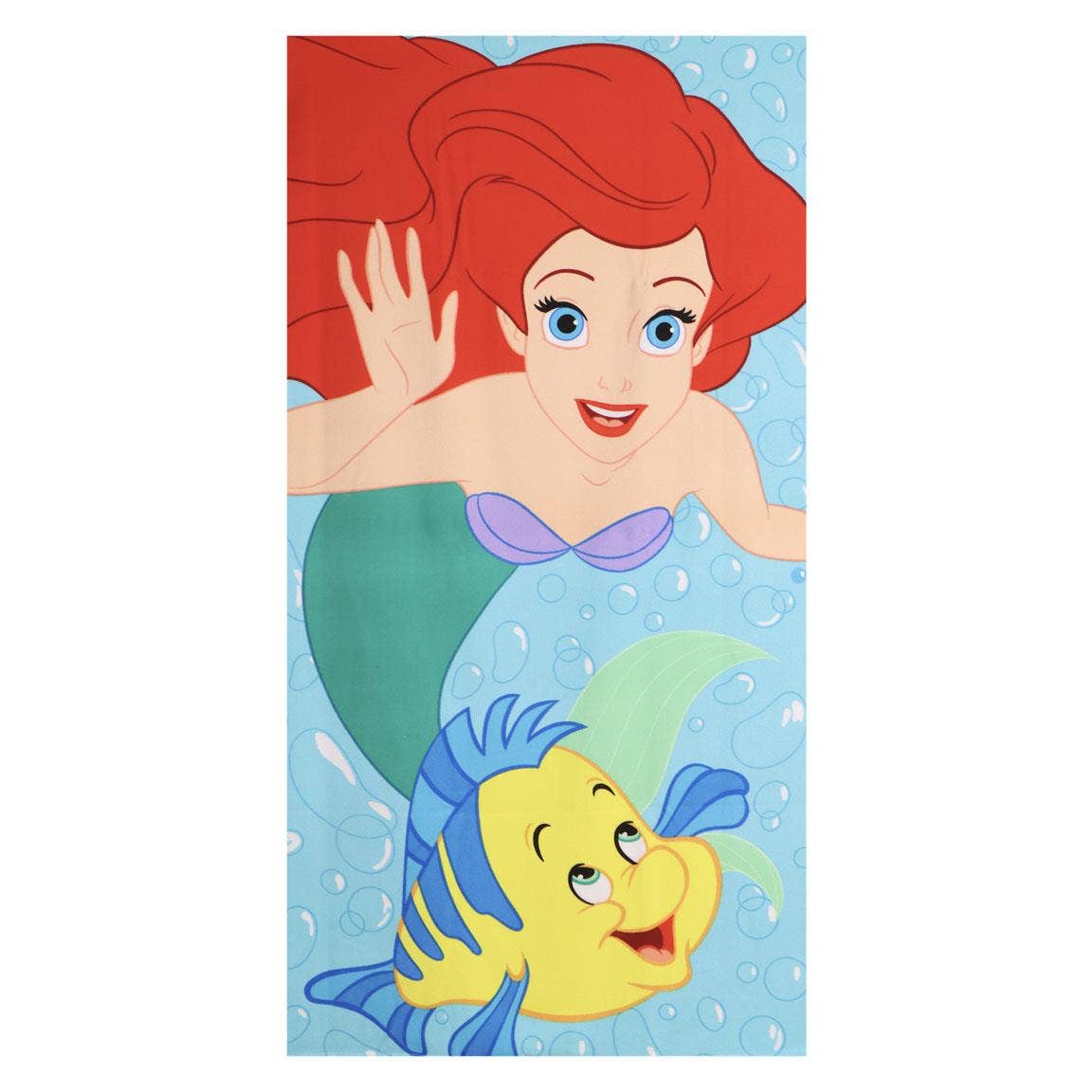SERVIETTE EN MICROFIBRE PRINCESSE - Ariel petite sirène