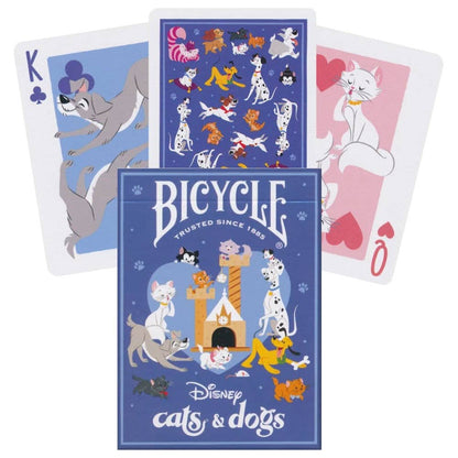 Cartes à jouer Bicycle Disney Chats et Chiens DISNEY