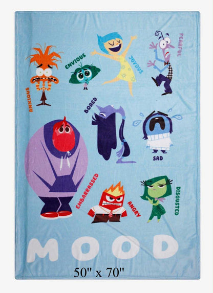 Grande couverture Ultra-Douce Les Émotions (Inside Out)
