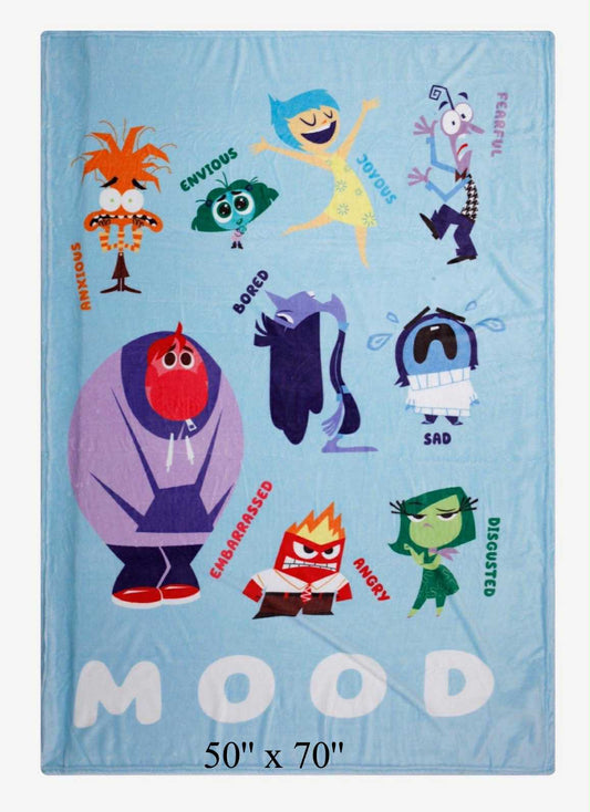 Grande couverture Ultra-Douce Les Émotions (Inside Out)