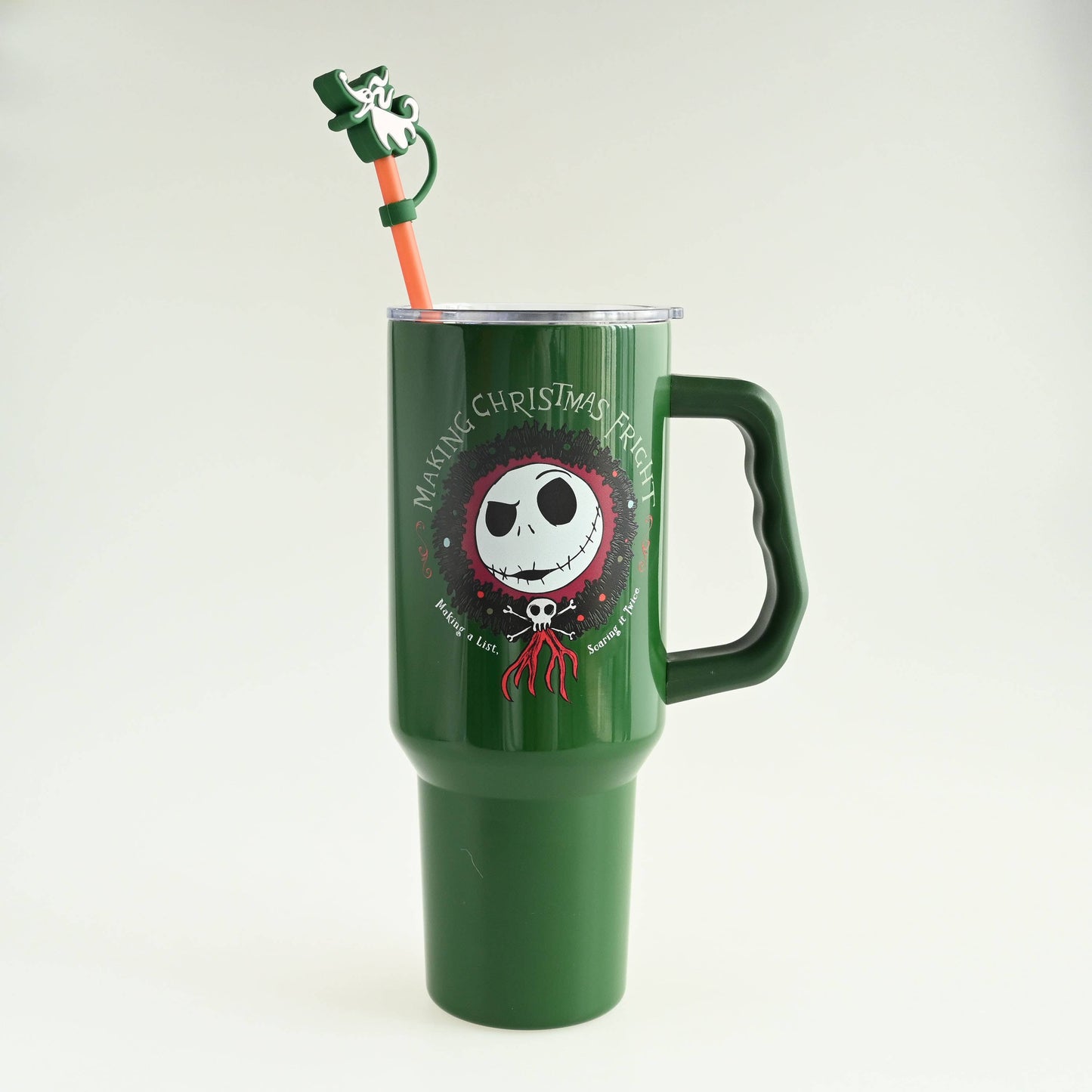 Gobelet Jack 40oz en acier inoxydable avec bouchon paille (Nightmare before Christmas)
