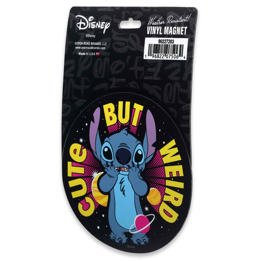 Aimant en vinyle Disney Stitch mignon mais bizarre: Vinyle