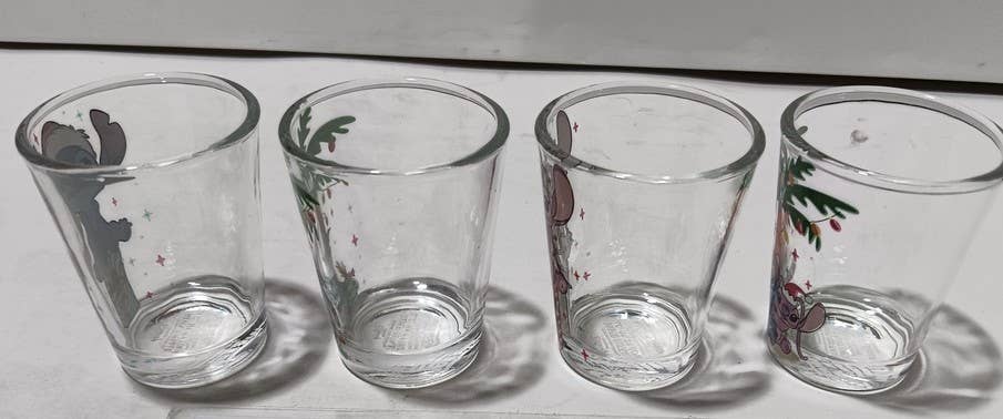 Coffret Cadeau Palm Stitch & Amis de Noël 4 pièces 1,8 oz Mini Verres