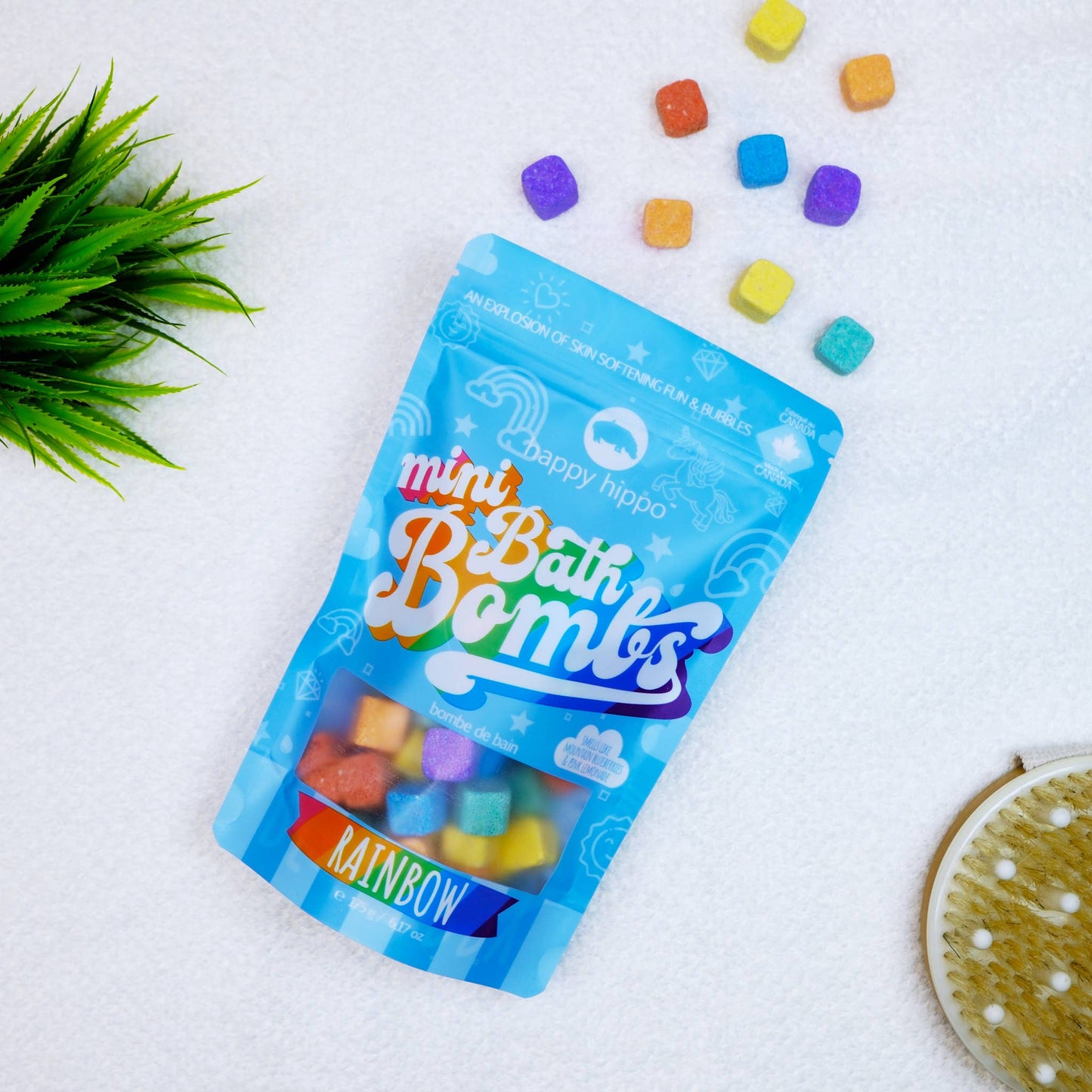 Arc-en-ciel - Mini Bombes de Bain - Sac Cadeau