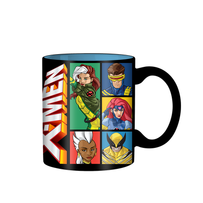 Mug en céramique 20oz avec panneaux de personnages X-men de Marvel Comics