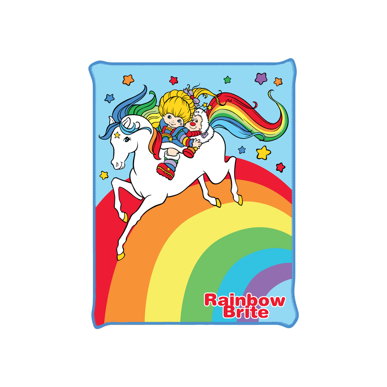 Couverture douce Rainbow Brite 45x60