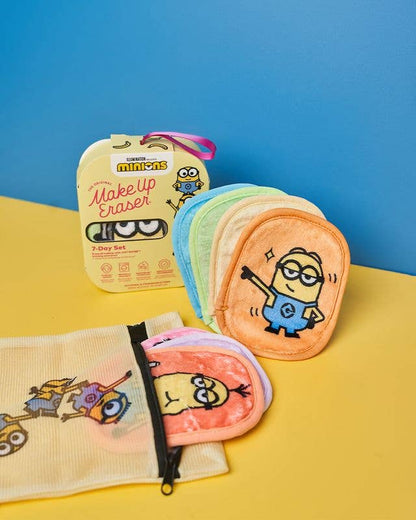 Lingettes démaquillantes Coffret de 7 jours Minions