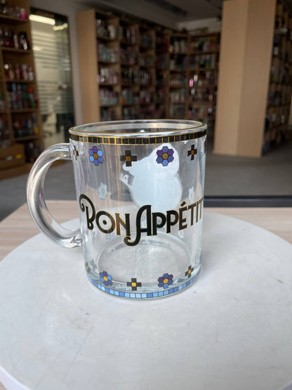 Tasse Ratatouille REMY BON APPÉTIT, tasse à café en verre 17,5 oz à finition métallisée