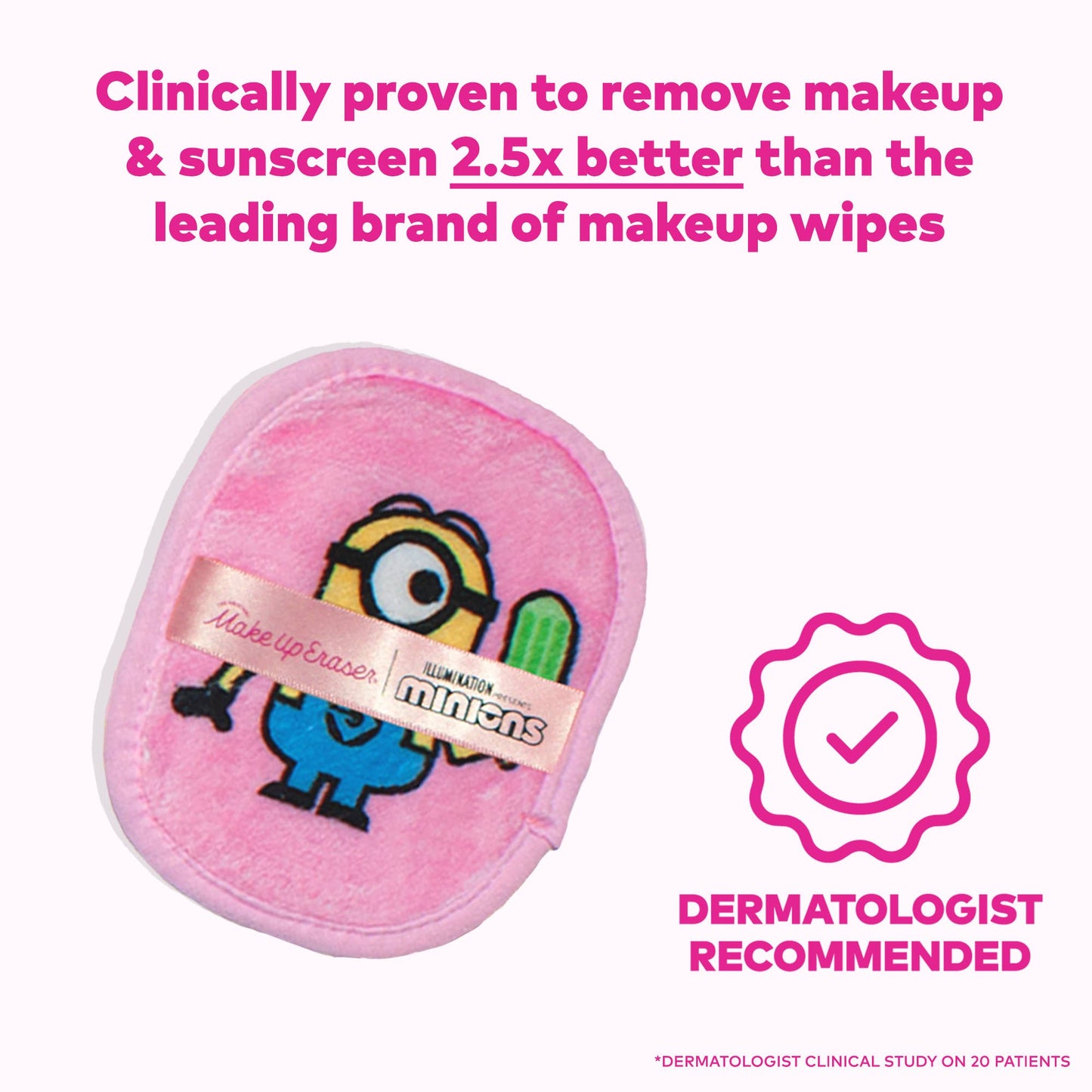 Lingettes démaquillantes Coffret de 7 jours Minions