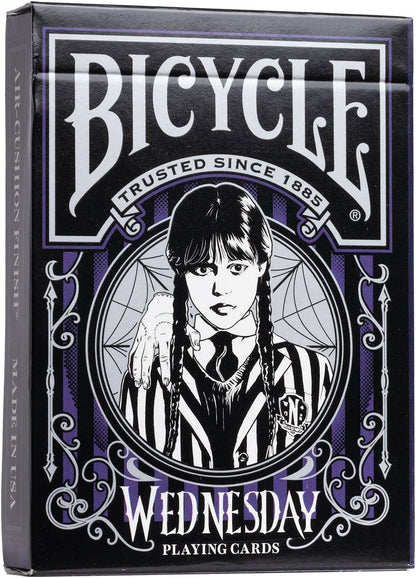 Jeu de cartes Bicycle Wednesday Addams