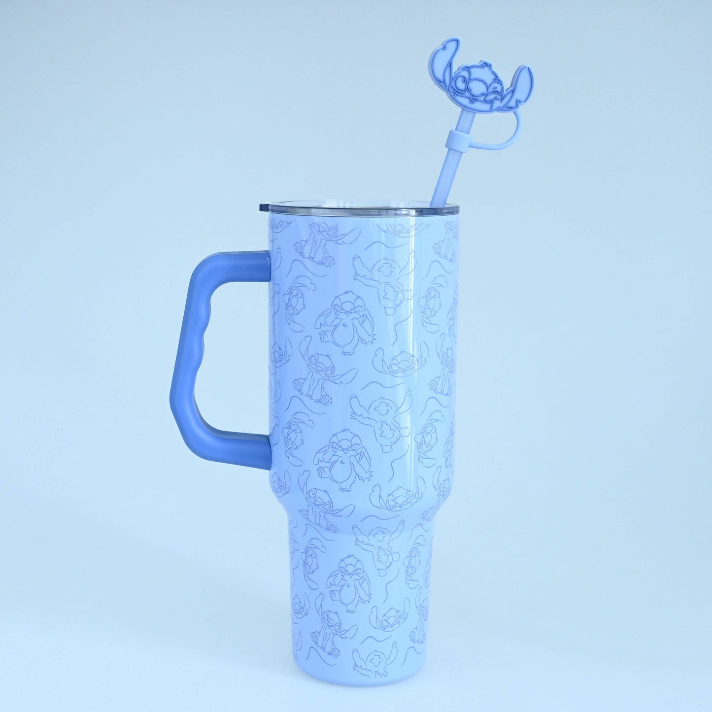 Gobelet isotherme 40oz Lilo & Stitch Blogger avec couvercle de paille