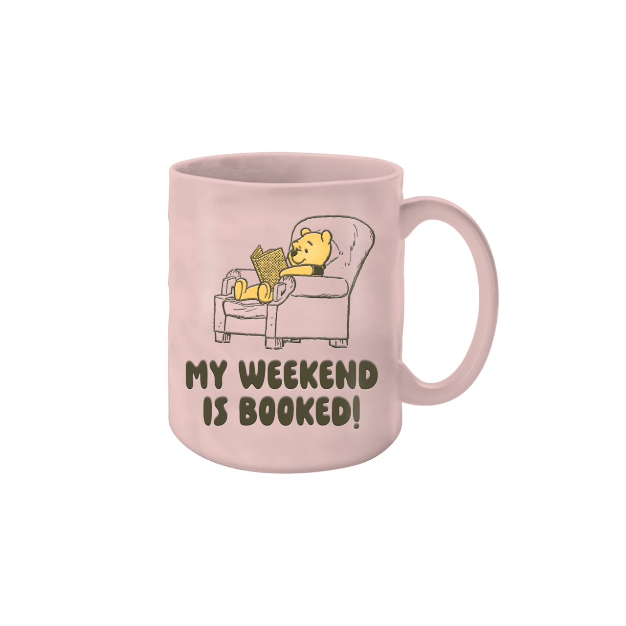 Winnie the Pooh Ma fin de semaine est réservée Tasse en céramique de 17 oz