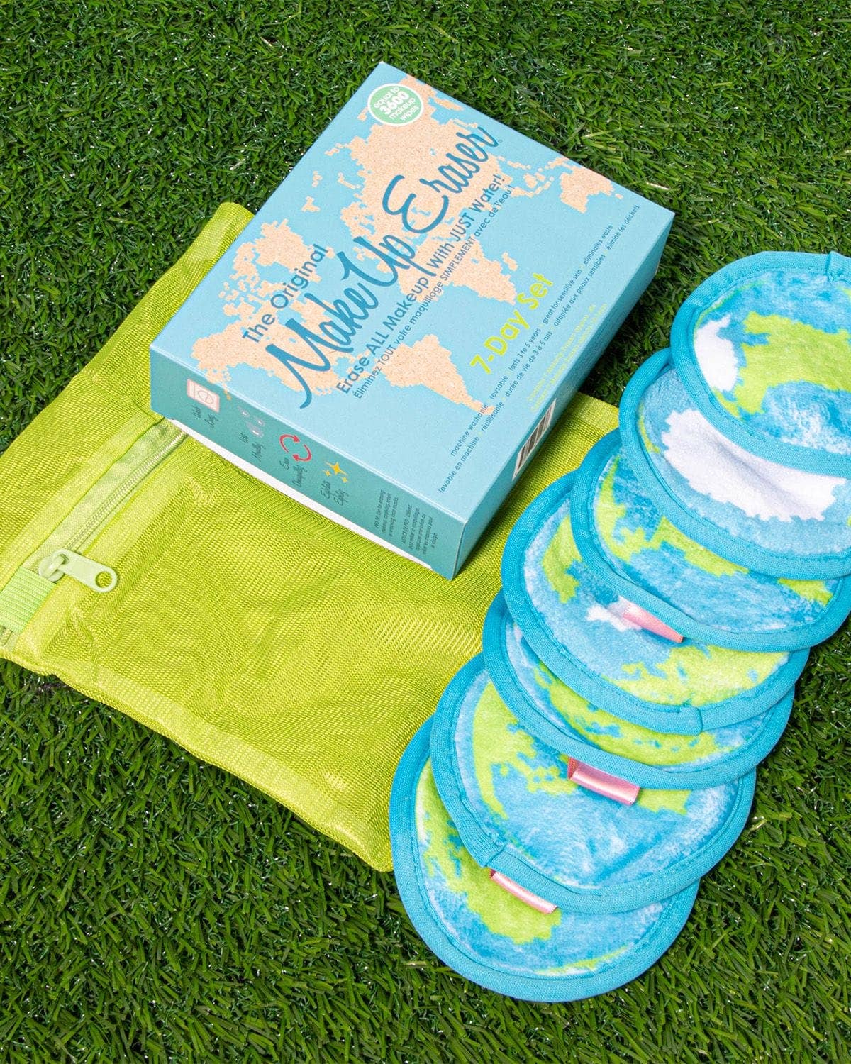 Lingettes démaquillantes Ensemble de 7 jours autour du monde