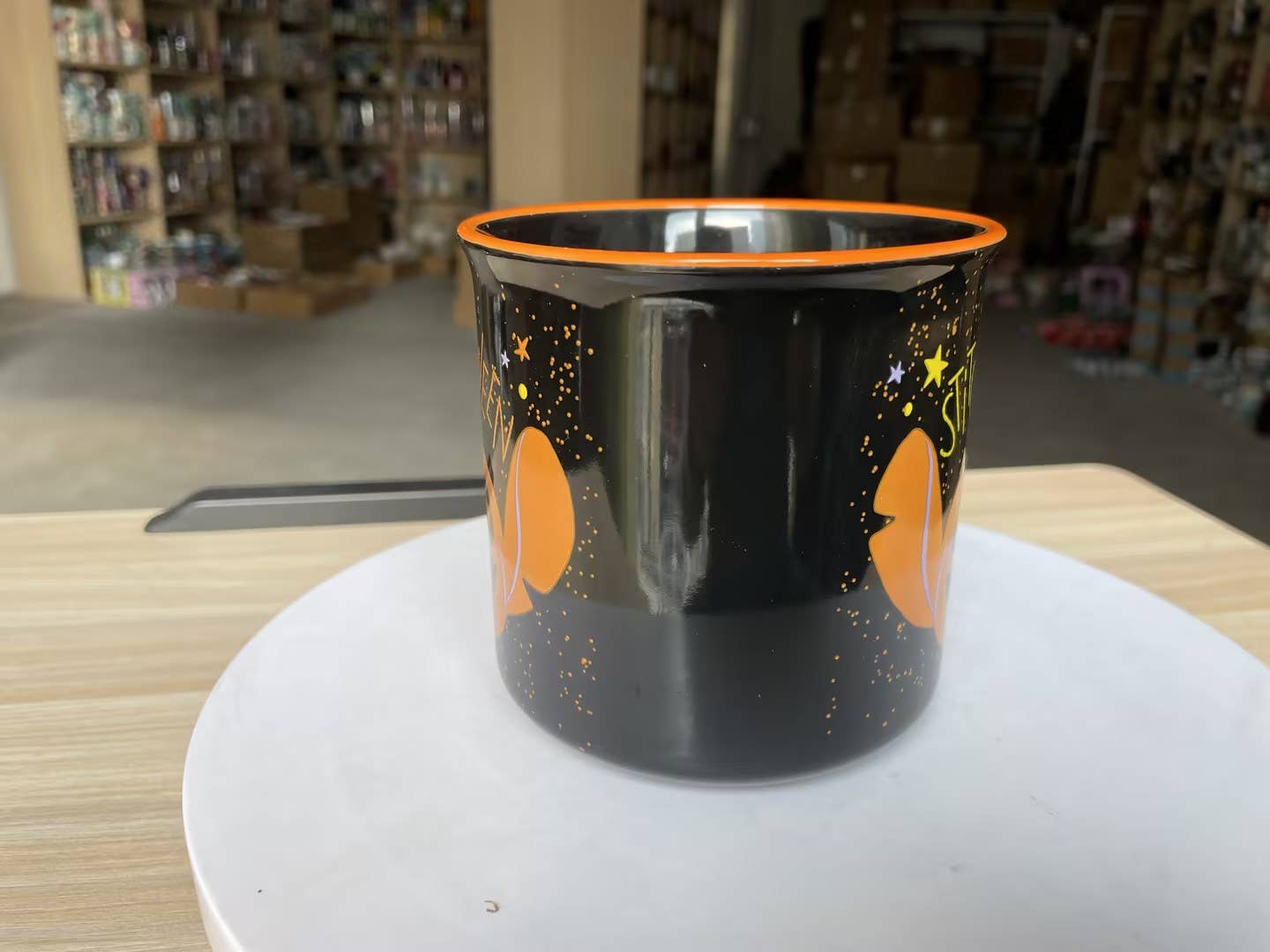 Mug de camping en céramique 20oz Stitch Midnight Stitch O Ween
