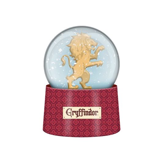 Boule à neige lumineuse 45mm Harry Potter Gryffondor Lion en boîte