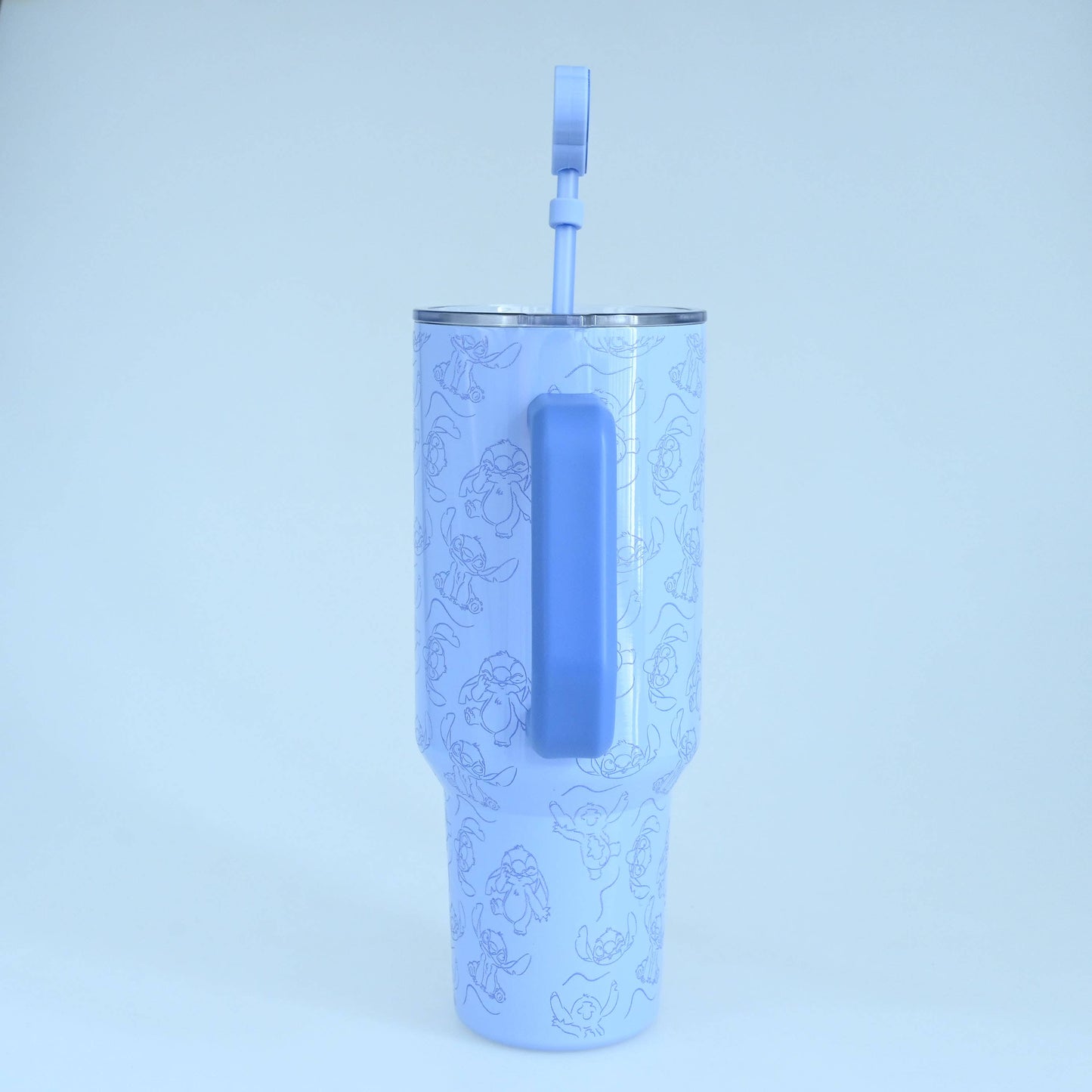 Gobelet isotherme 40oz Lilo & Stitch Blogger avec couvercle de paille