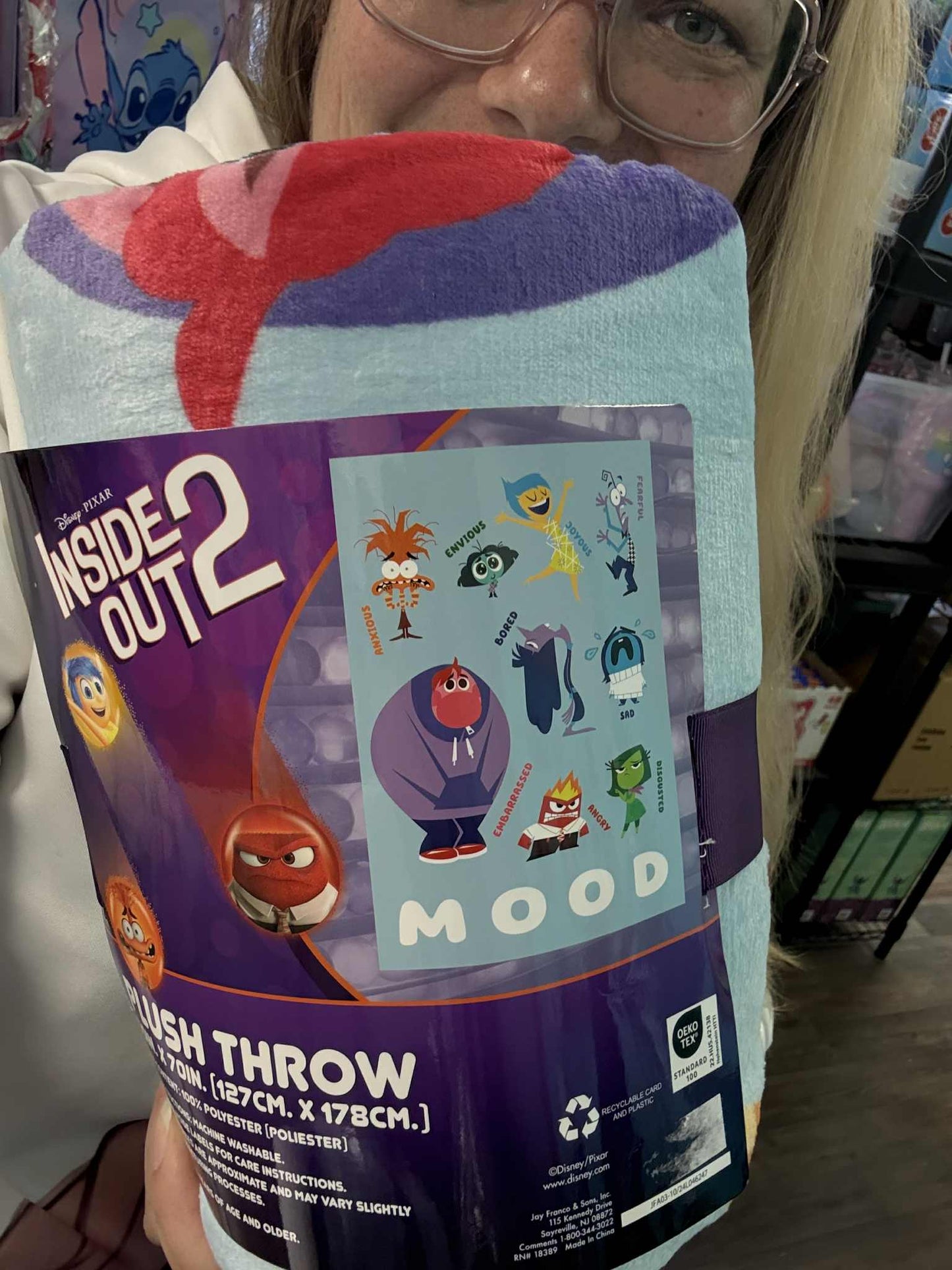 Grande couverture Ultra-Douce Les Émotions (Inside Out)