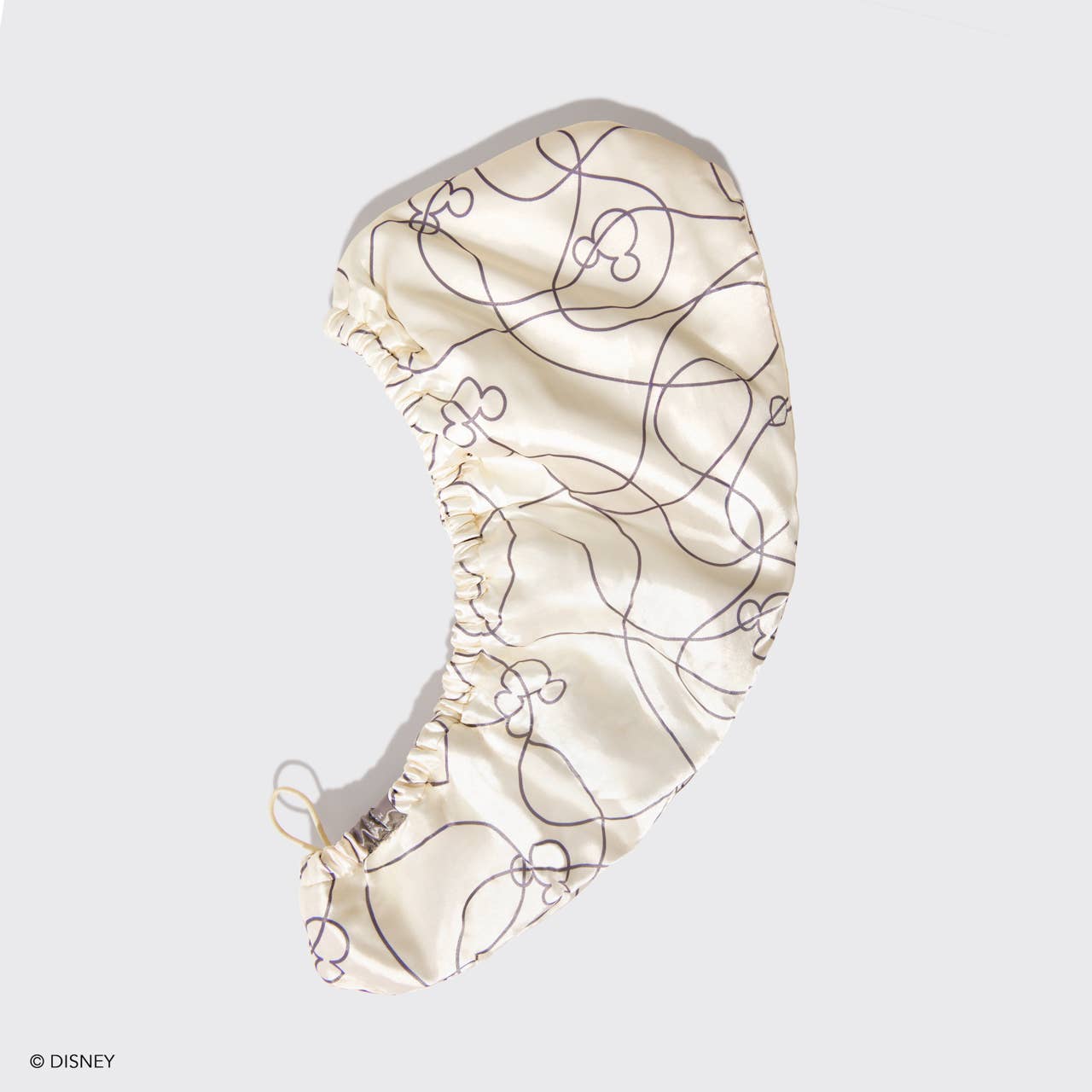 Serviette à cheveux en satin Kitsch & Mickey et Minnie