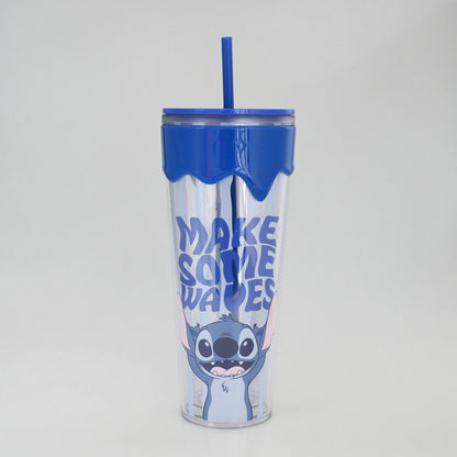 Gobelet anti-goutte en plastique 26oz Lilo & Stitch Make Some Waves