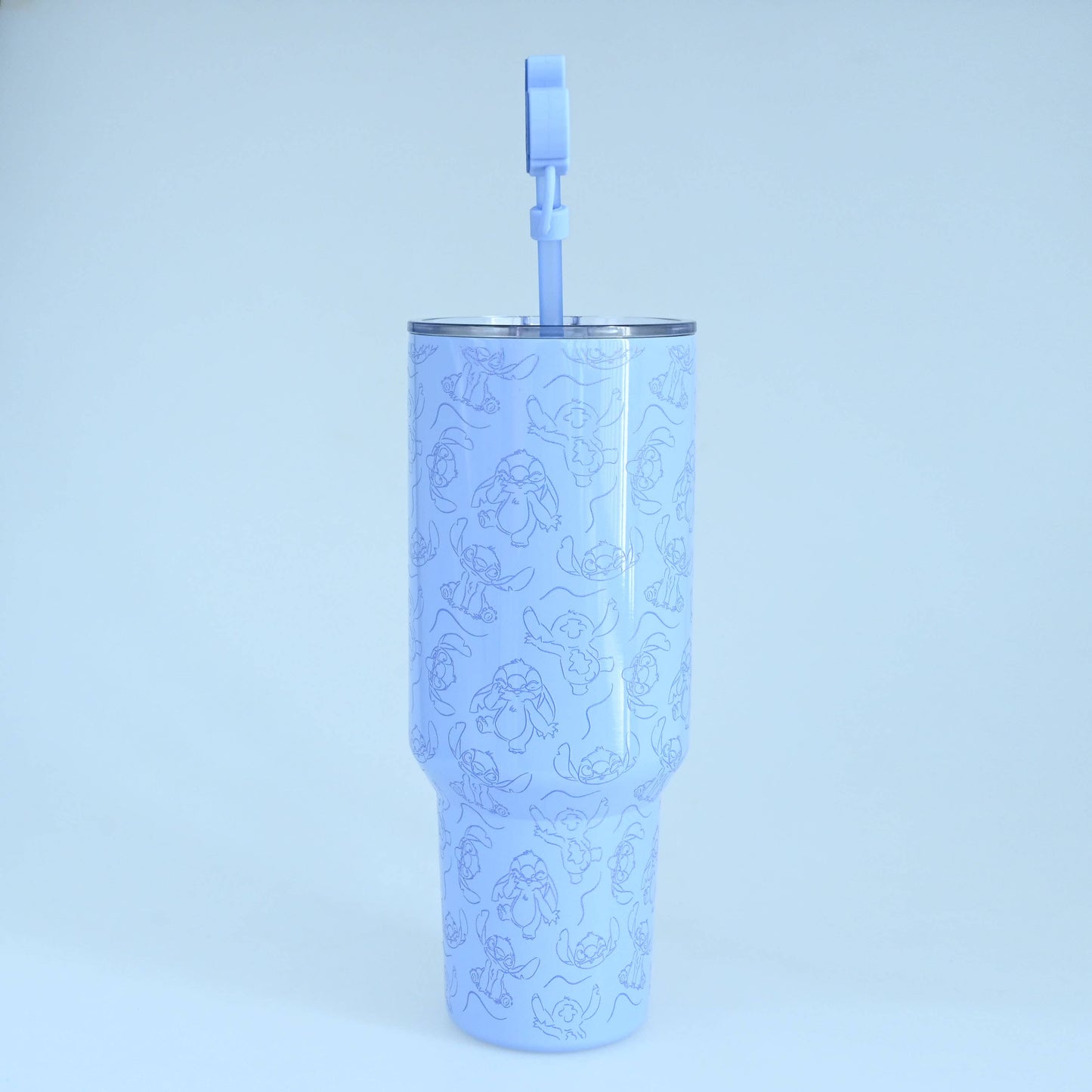 Gobelet isotherme 40oz Lilo & Stitch Blogger avec couvercle de paille