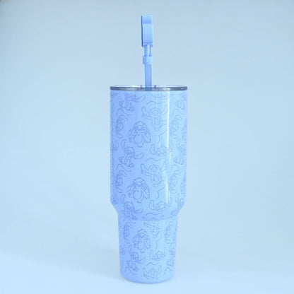 Gobelet isotherme 40oz Lilo & Stitch Blogger avec couvercle de paille