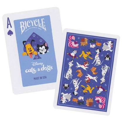 Cartes à jouer Bicycle Disney Chats et Chiens DISNEY