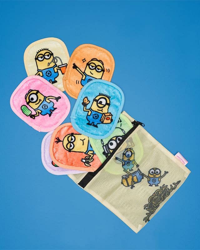 Lingettes démaquillantes Coffret de 7 jours Minions