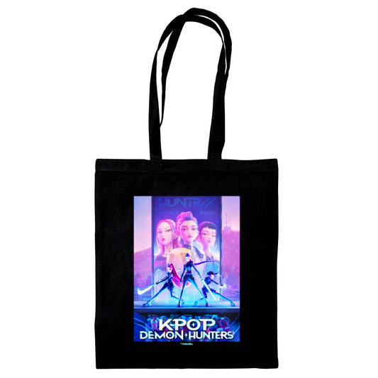 Sac fourre-tout noir K-POP Demon Hunters (Affiche principale)