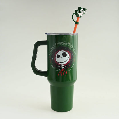 Gobelet Jack 40oz en acier inoxydable avec bouchon paille (Nightmare before Christmas)